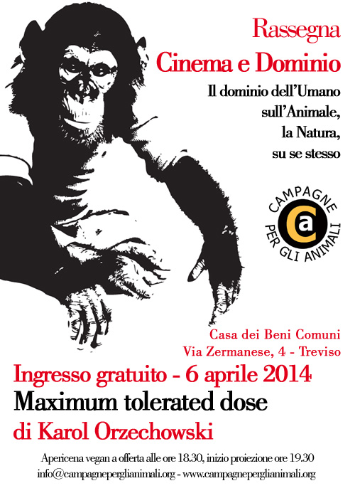 06/04/2014 – RASSEGNA CINEMA E DOMINIO: MAXIMUM TOLERATED DOSE