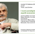 10/02/2015 – SERGE LATOUCHE A TREVISO: I NUOVI PARADIGMI DELLA DECRESCITA. ASPETTI ECONOMICI, SOCIALI E CULTURALI