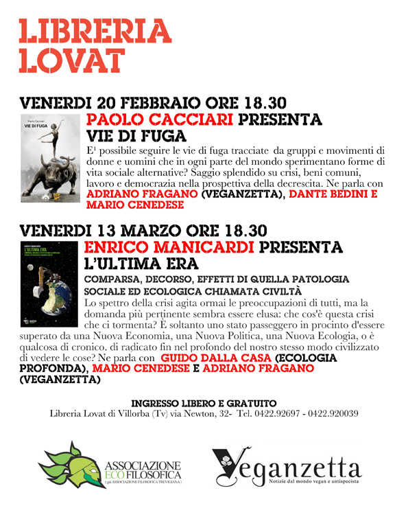 20/02/2015 – VIE DI FUGA. CRISI, BENI COMUNI, LAVORO E DEMOCRAZIA NELLA PROSPETTIVA DELLA DECRESCITA, CON PAOLO CACCIARI