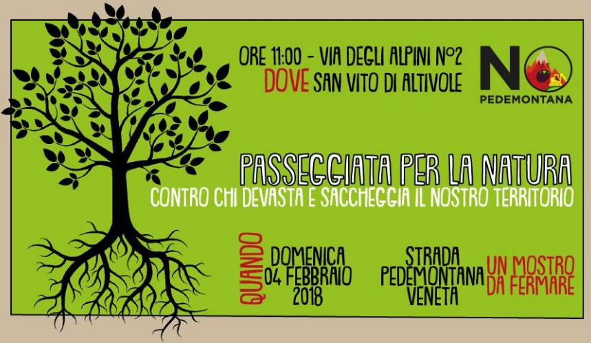 04/02/2018 – EVENTO IN DIFESA DEL BOSCO AGGREDITO, CONTRO I DEVASTATORI