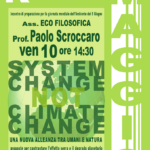 10/05/2019 – SYSTEM CHANGE NOT CLIMATE CHANGE: INCONTRO A ODERZO (TV)